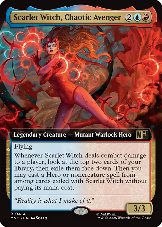 Scarlet Witch, Chaotic Avenger (0414) (Extended Art) (MSC)