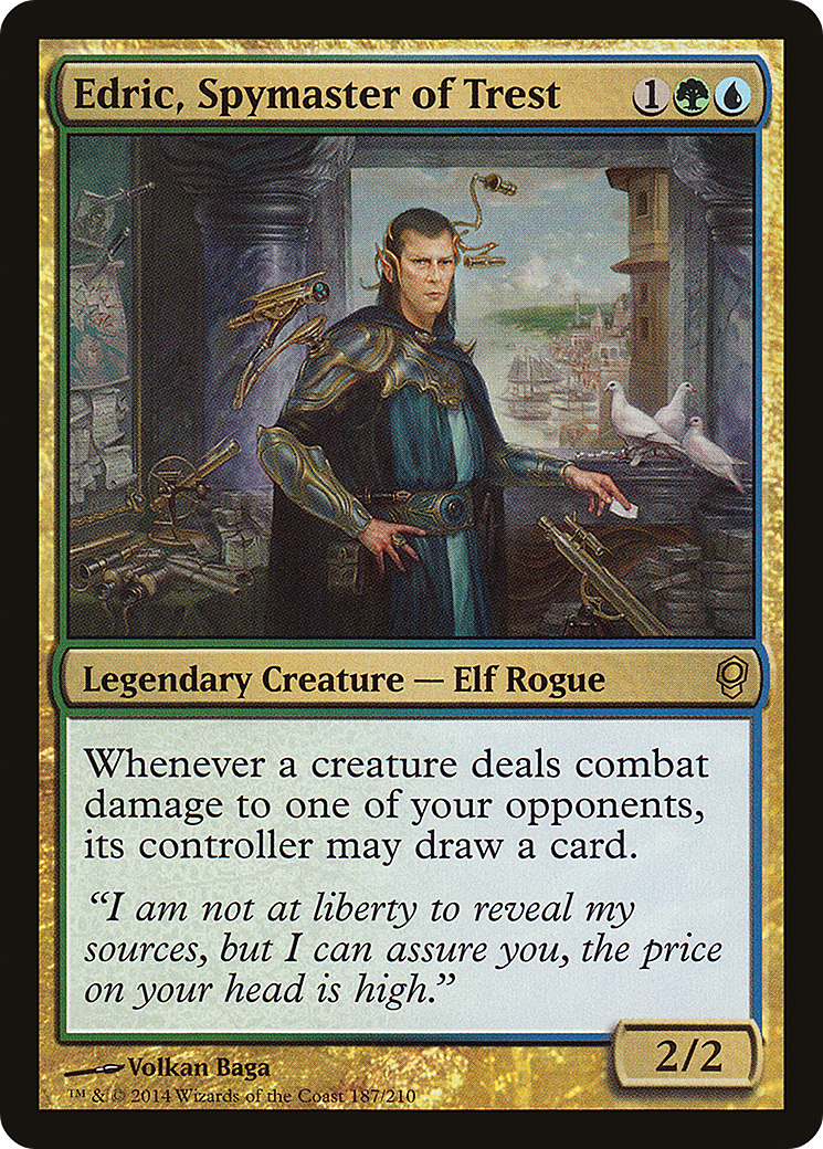 Edric, Spymaster of Trest - Foil