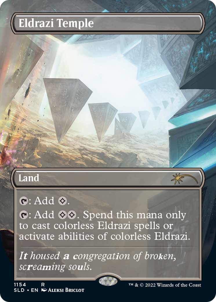 Eldrazi Temple (1154) (Borderless) - Foil