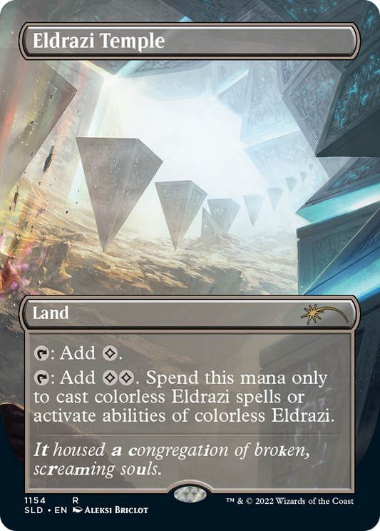 Eldrazi Temple (1154) (Borderless) - Foil