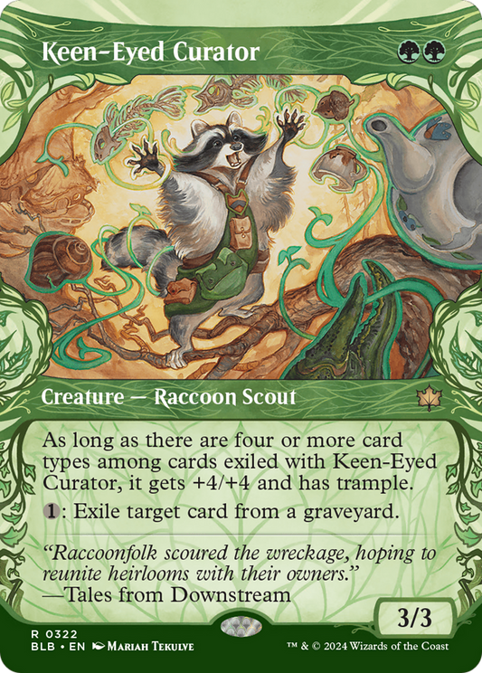 Keen-Eyed Curator (0322) (Showcase) - Foil