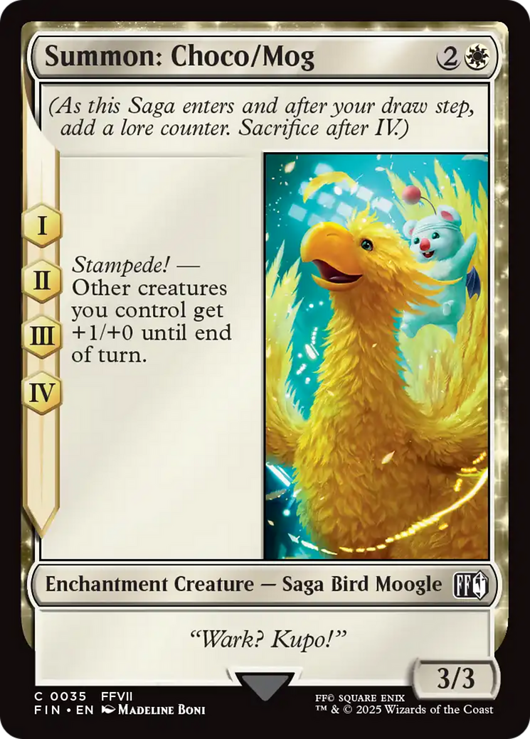 Summon: Choco/Mog - Foil