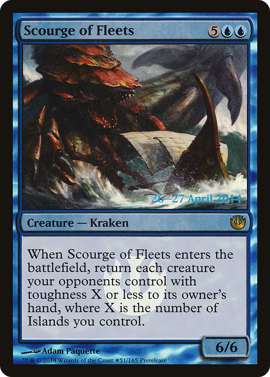 Scourge of Fleets (051) (Prerelease) - Foil