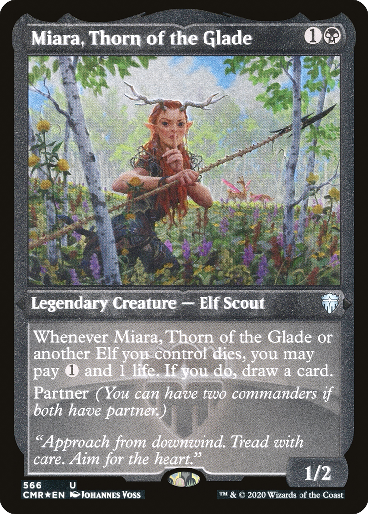 Miara, Thorn of the Glade - Foil Etched
