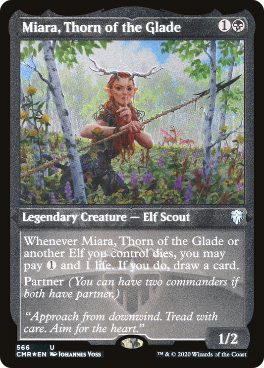 Miara, Thorn of the Glade - Foil Etched