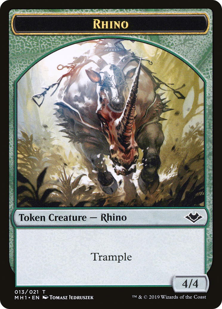 Rhino Token (013) - Foil