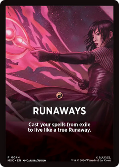 Runaways (0044) (Theme Card) (FMSC)