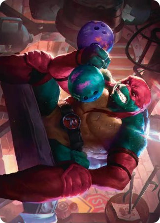 Raphael, Tough Turtle (09/54) Art Card (ATMT)