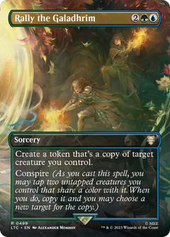 Rally the Galadhrim (0499) (Borderless) - Foil