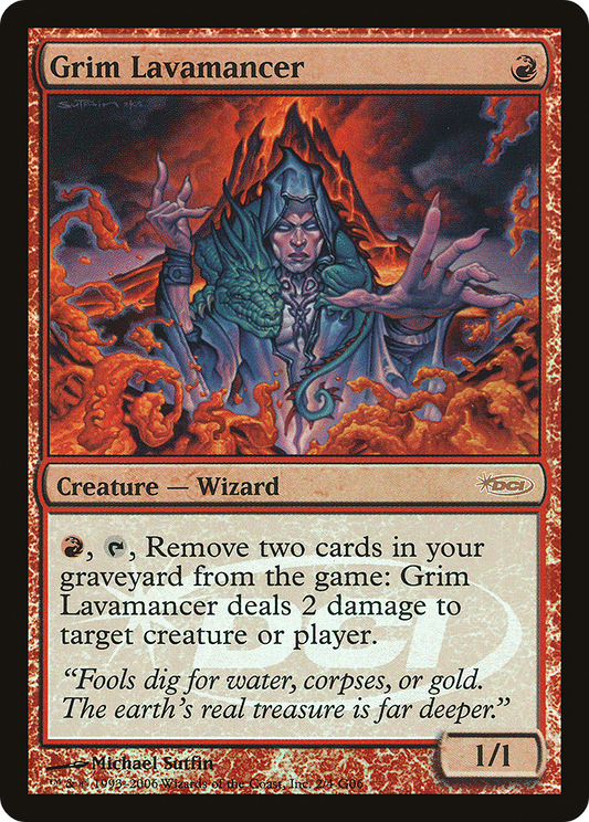 Grim Lavamancer (002) (Judge) - Foil