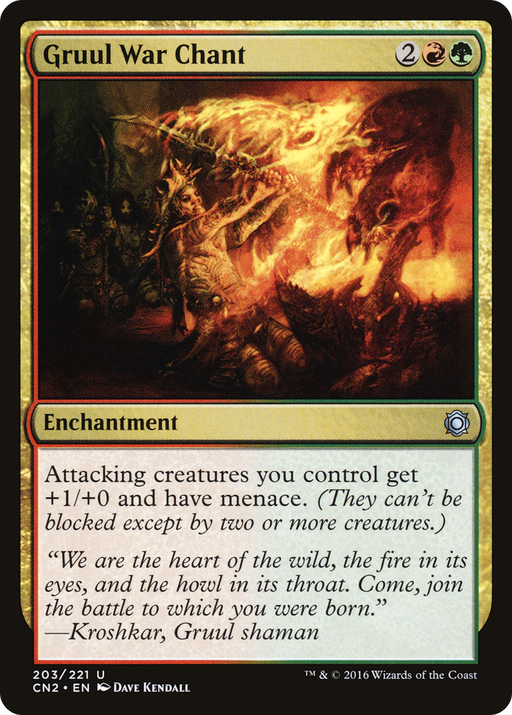 Gruul War Chant - Foil