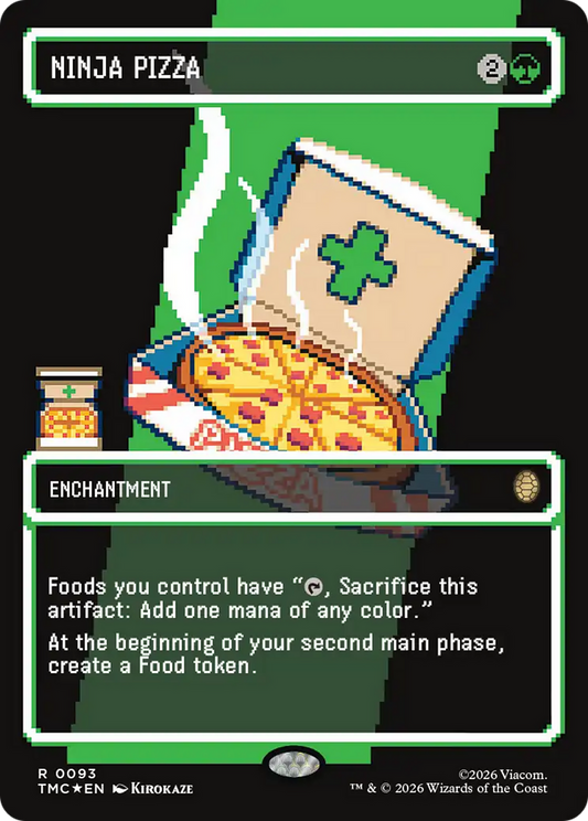 Ninja Pizza (0093) (Borderless) (TMC) - Surge Foil