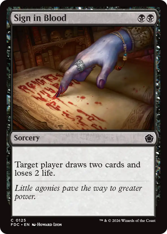 Sign in Blood (FDC)