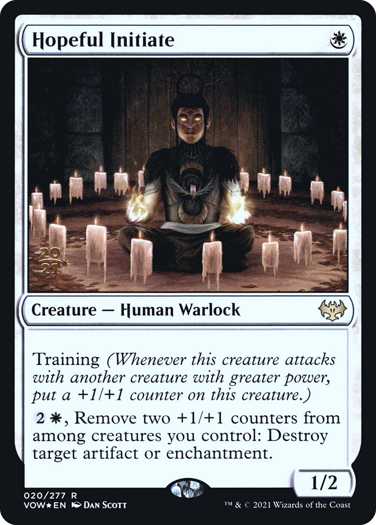 Hopeful Initiate (020) (Prerelease) - Foil