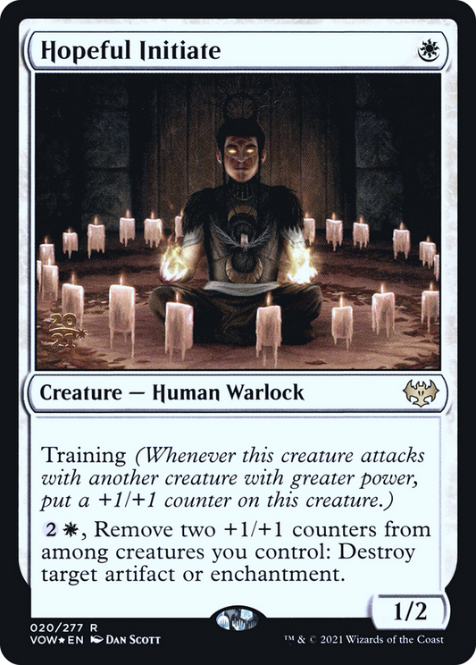 Hopeful Initiate (020) (Prerelease) - Foil