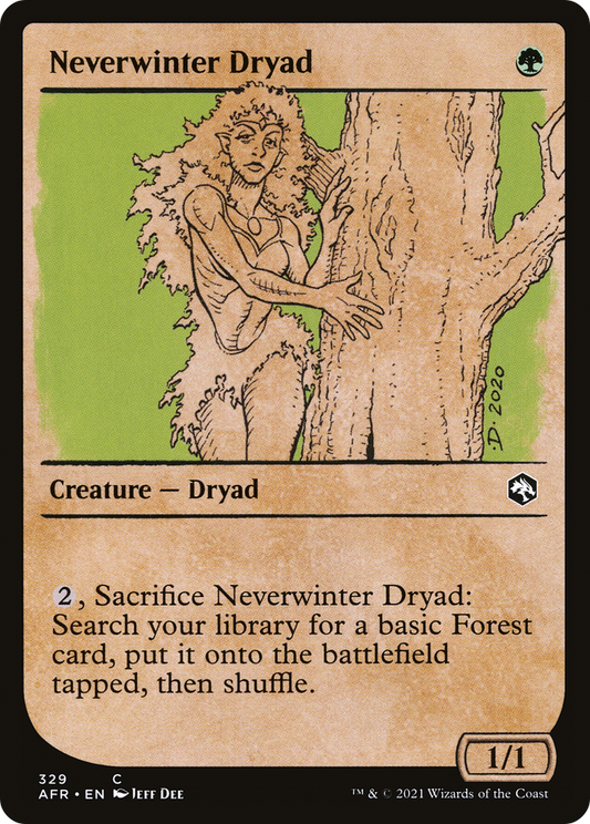 Neverwinter Dryad (329) (Showcase)
