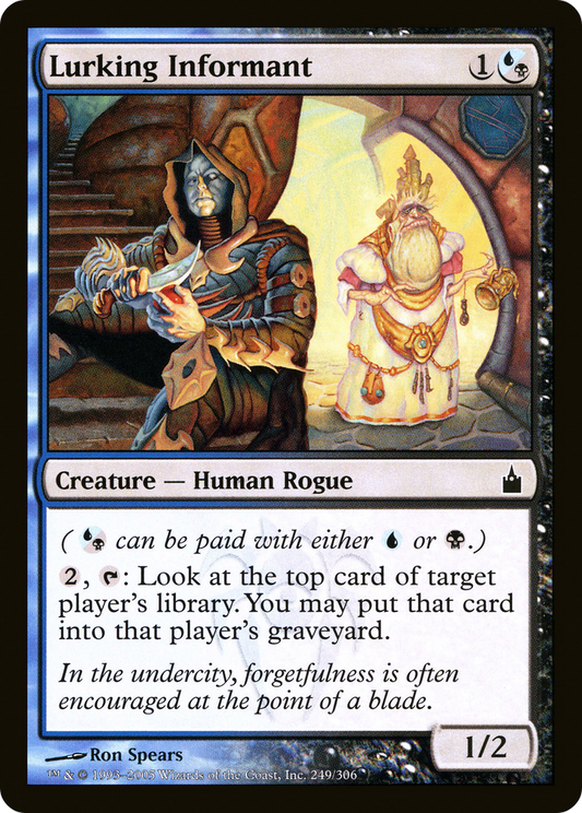 Lurking Informant - Foil