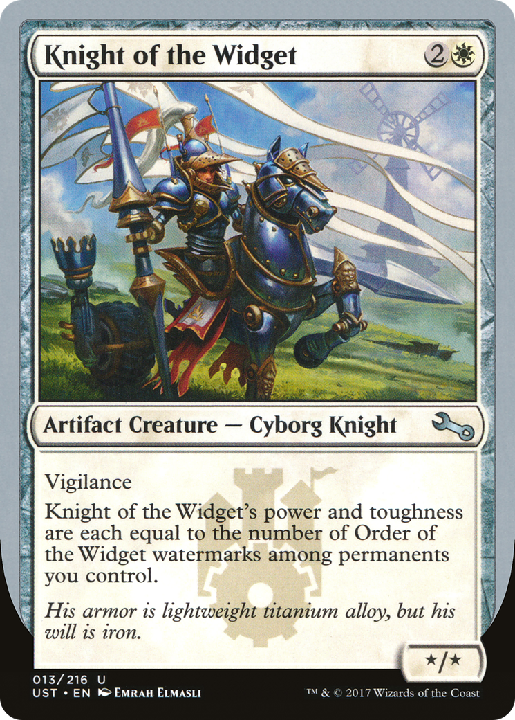 Knight of the Widget - Foil