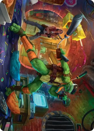 Michelangelo, Game Master (13/54) Art Card (ATMT)