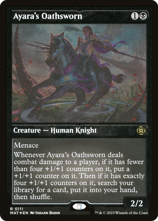 Ayara's Oathsworn (0111) - Foil Etched