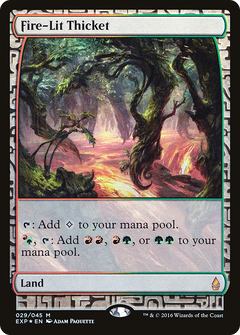 Fire-Lit Thicket (029) - Foil
