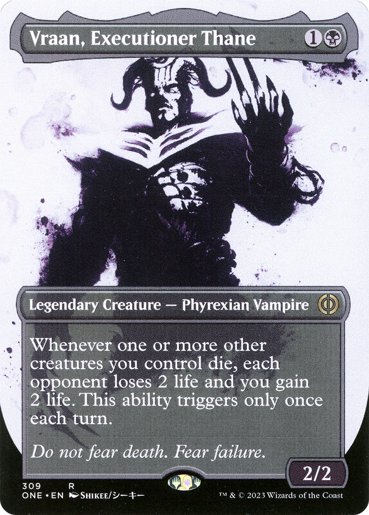Vraan, Executioner Thane (309) (Borderless) (Showcase)
