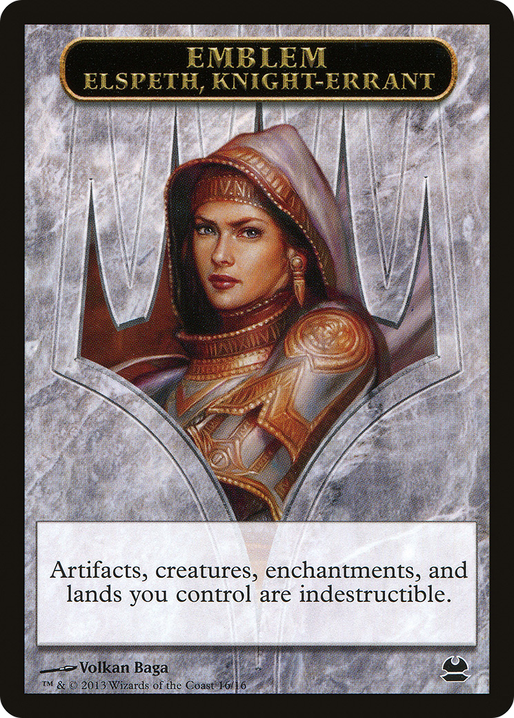 Elspeth, Knight-Errant Emblem (016)