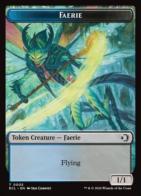 Faerie (0005) // Goblin (0006) Double-Sided Token (TECL) - Foil