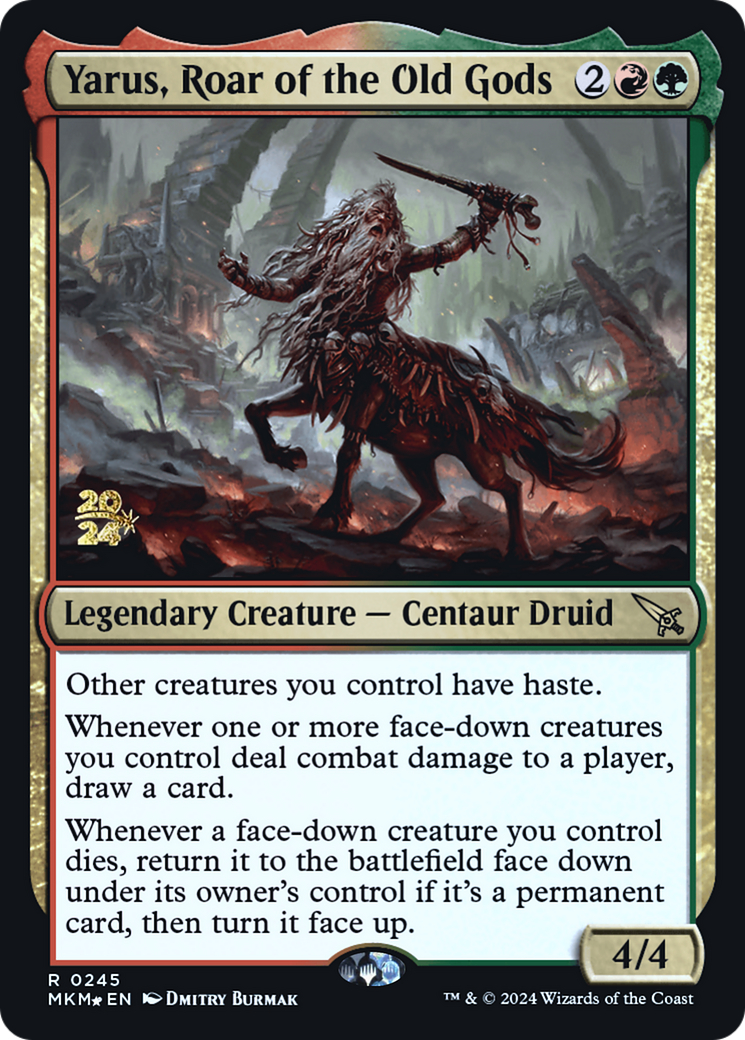 Yarus, Roar of the Old Gods (0245) (Prerelease) - Foil
