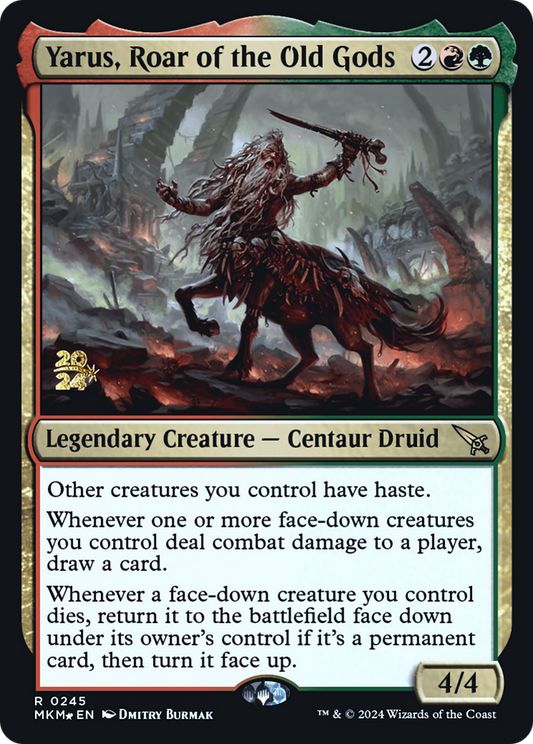Yarus, Roar of the Old Gods (0245) (Prerelease) - Foil