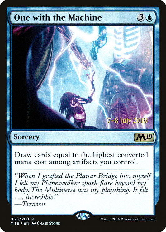 One with the Machine (066) (Prerelease) - Foil