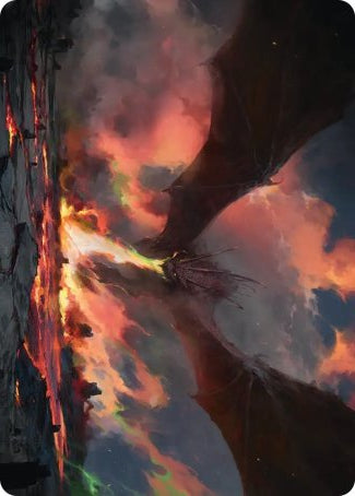 Smaug, the Great Calamity (17/54) Art Card (AHOB)