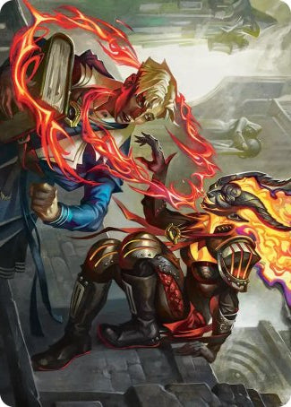 Hallway Heckler (17/54) Art Card (FRA)