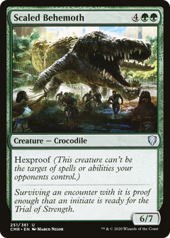 Scaled Behemoth - Foil