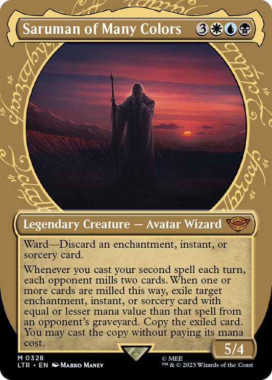 Saruman of Many Colors (0328) (Borderless) (Showcase) - Foil