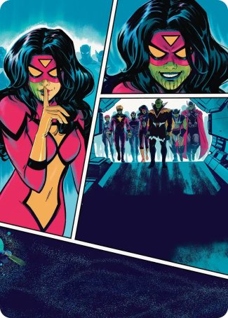 Secret Invasion (18/45) Art Card (AMSH)