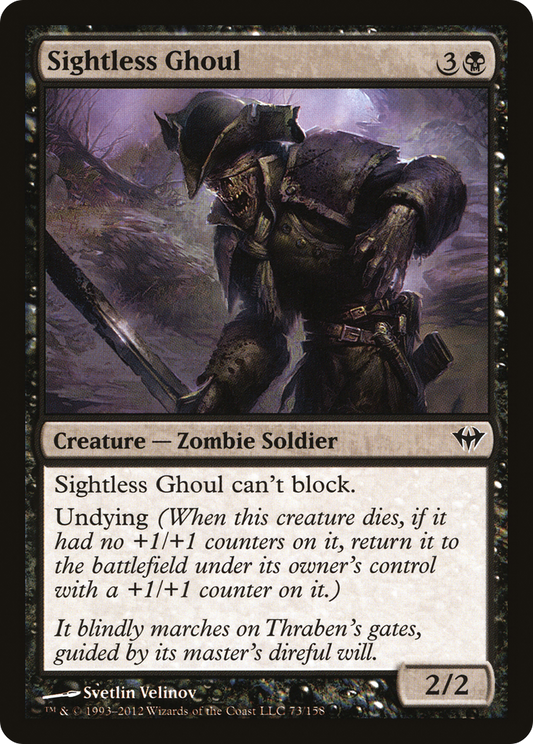 Sightless Ghoul - Foil