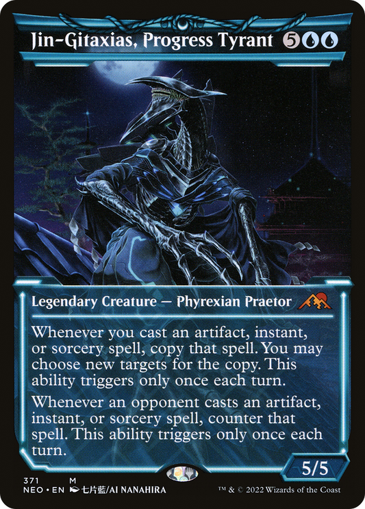 Jin-Gitaxias, Progress Tyrant (371) (Showcase) - Foil