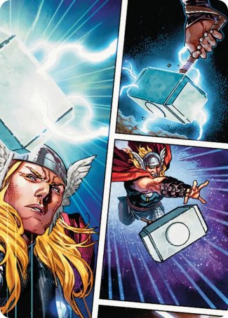 Mjölnir, Hammer of Thor (19/45) Art Card (AMSH)