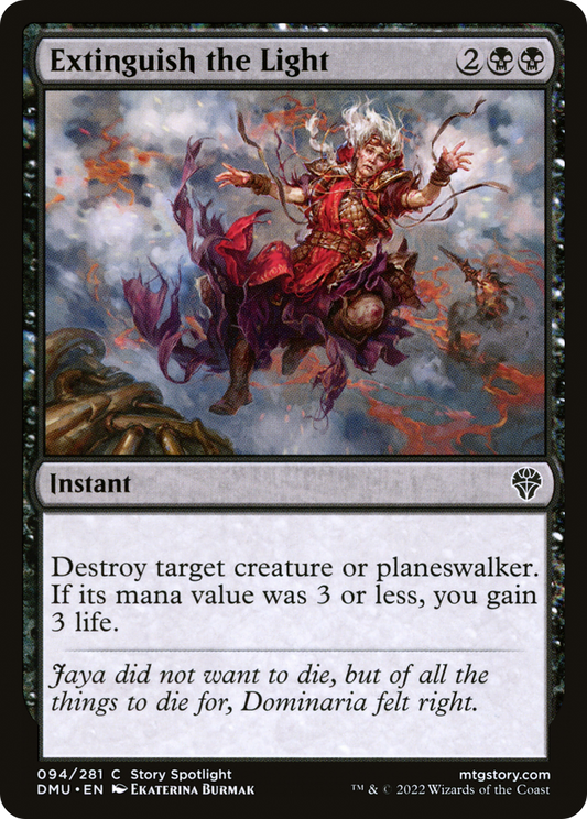Extinguish the Light - Foil