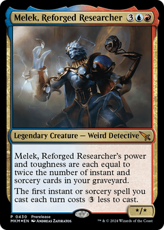 Melek, Reforged Researcher (0430) (Prerelease) - Foil