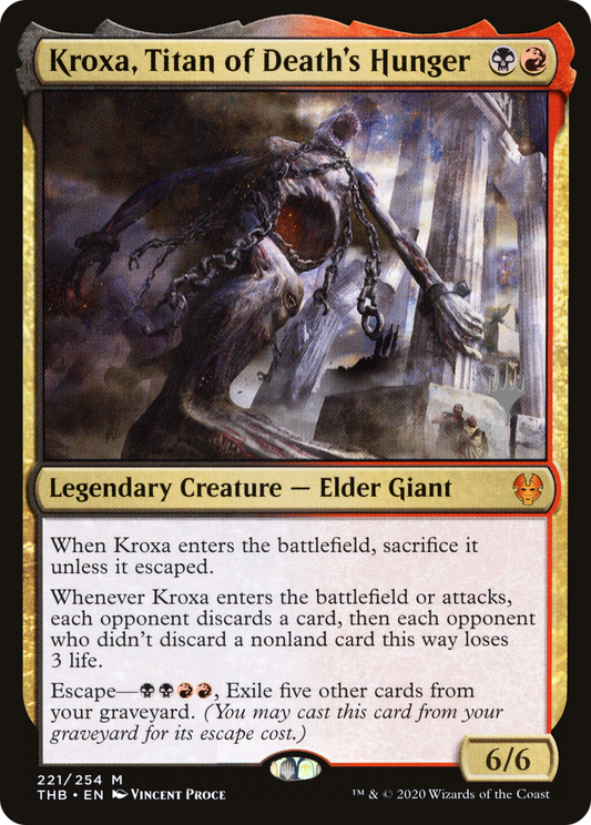 Kroxa, Titan of Death's Hunger (221) (Promo Pack) - Foil