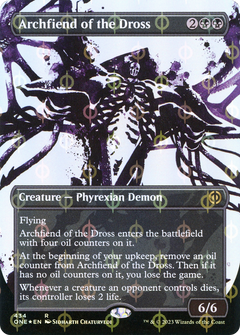 Archfiend of the Dross (434) (Borderless) (Showcase) - Compleat Foil