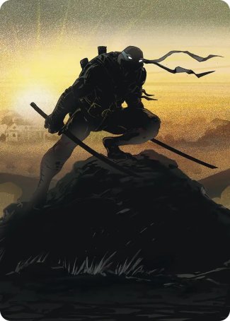 Leonardo, Sewer Samurai (20/54) Art Card (ATMT)