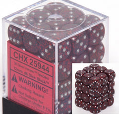 Dice Set - Speckled Silver Volcano 12mm d6 36ct
