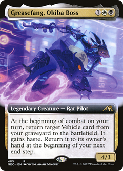 Greasefang, Okiba Boss (485) (Extended Art) - Foil