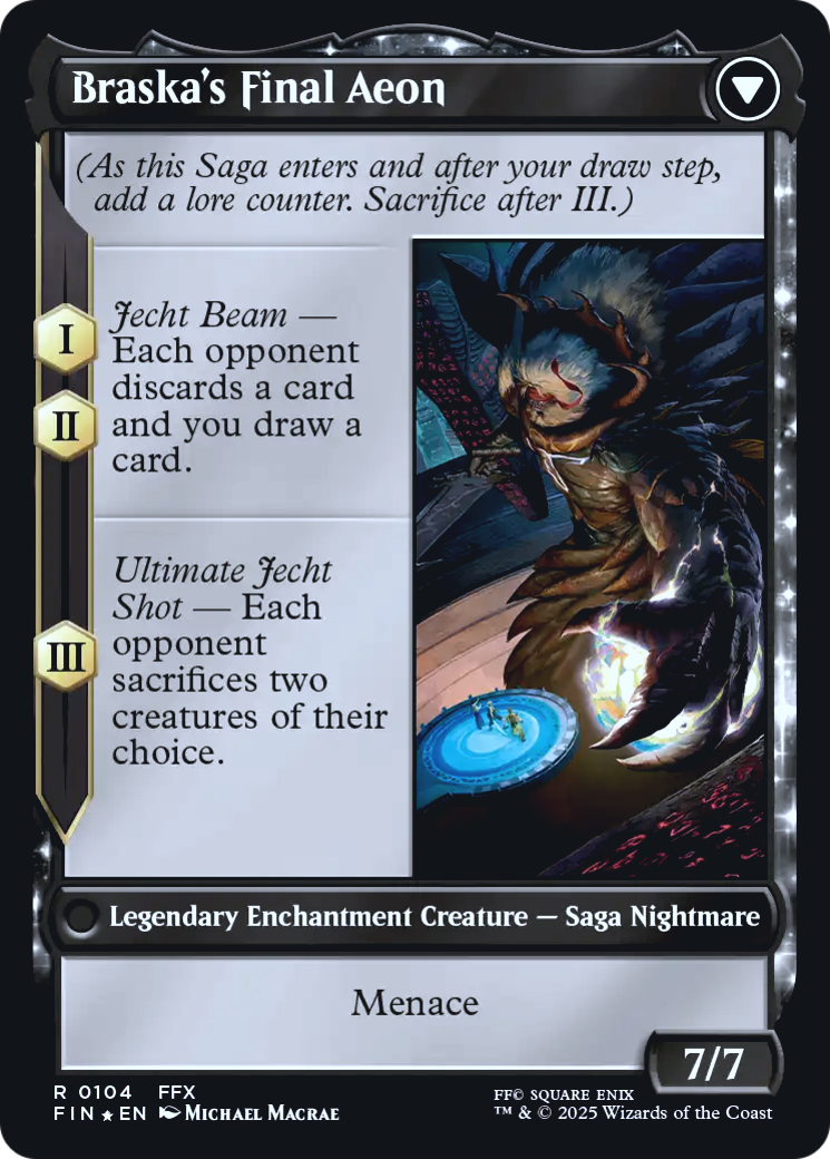 Jecht, Reluctant Guardian // Braska's Final Aeon (0104) (Prerelease) (PFIN) - Foil