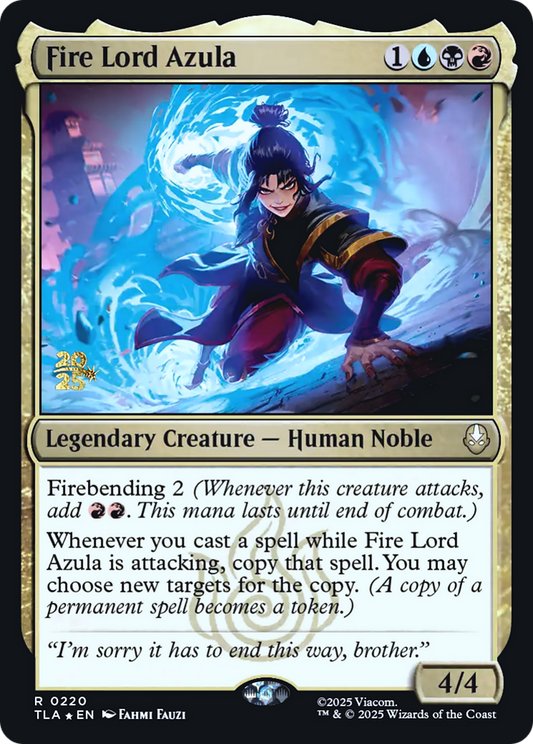 Fire Lord Azula (0220) (Prerelease) (PTLA) - Foil