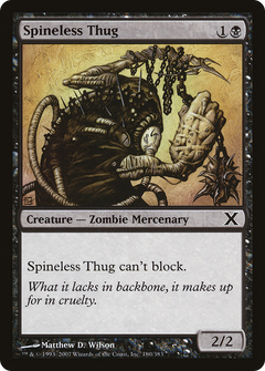 Spineless Thug - Foil