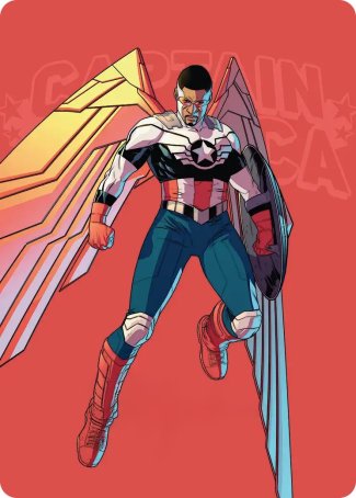 Captain America, Wings of Freedom (22) Art Card (AMSH)
